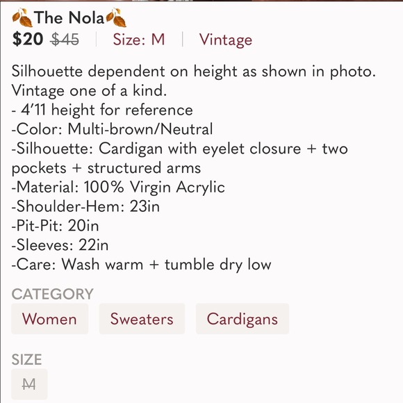 🍂The Nola🍂 - Picture 5 of 5